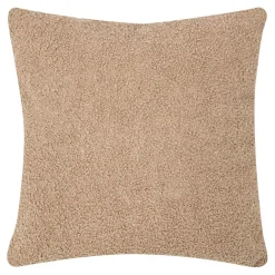 Poduszka dekoracyjna karmelowa BOUCLE 45x45 cm