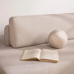 Poduszka dekoracyjna kremowa SPHERE 27 cm