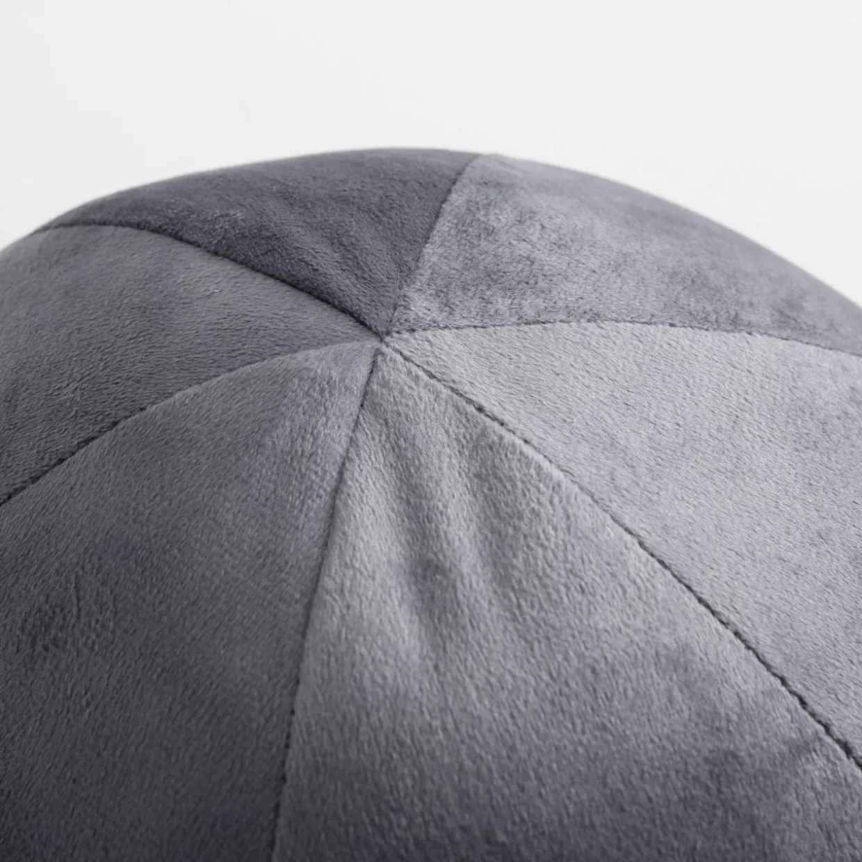 Poduszka dekoracyjna kula szara SPHERE 27 cm