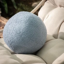Poduszka dekoracyjna niebieska BALL 27 cm