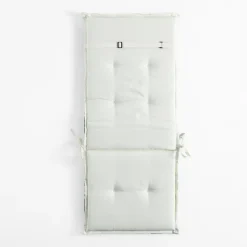 Poduszka na krzesło, biała, SAMBA, 50x118 cm