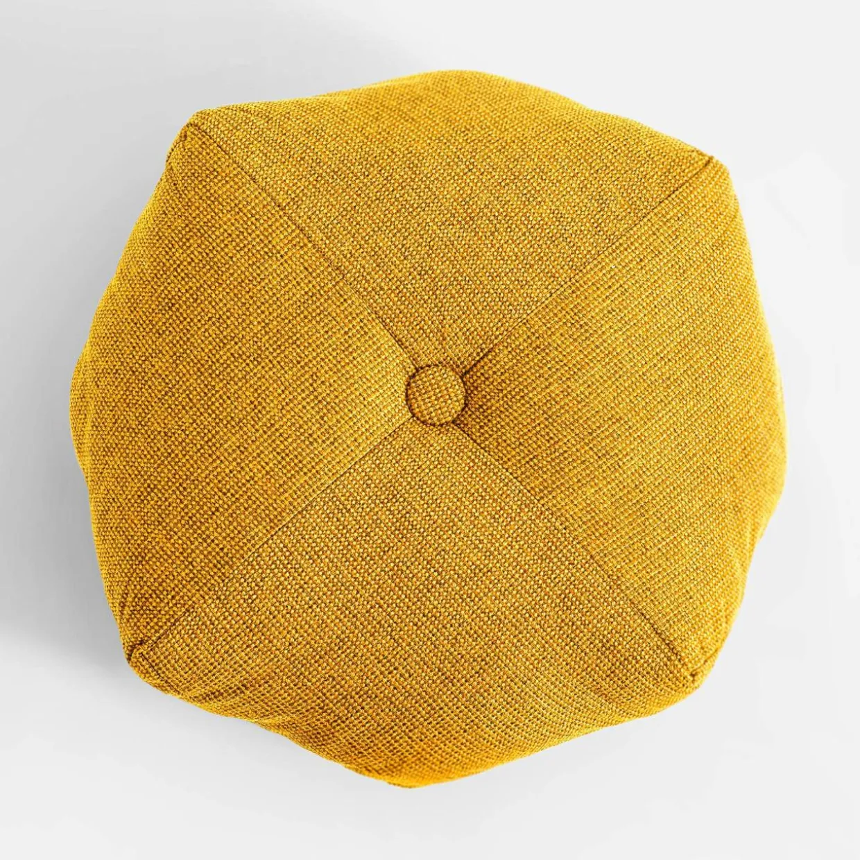 Poduszka żółta PUFFY PUF 48x18 cm