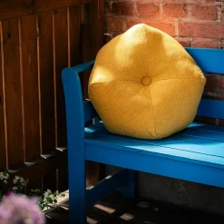 Poduszka żółta PUFFY PUF 48x18 cm