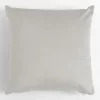 Poduszka welurowa kremowa VELVIO 45x45 cm