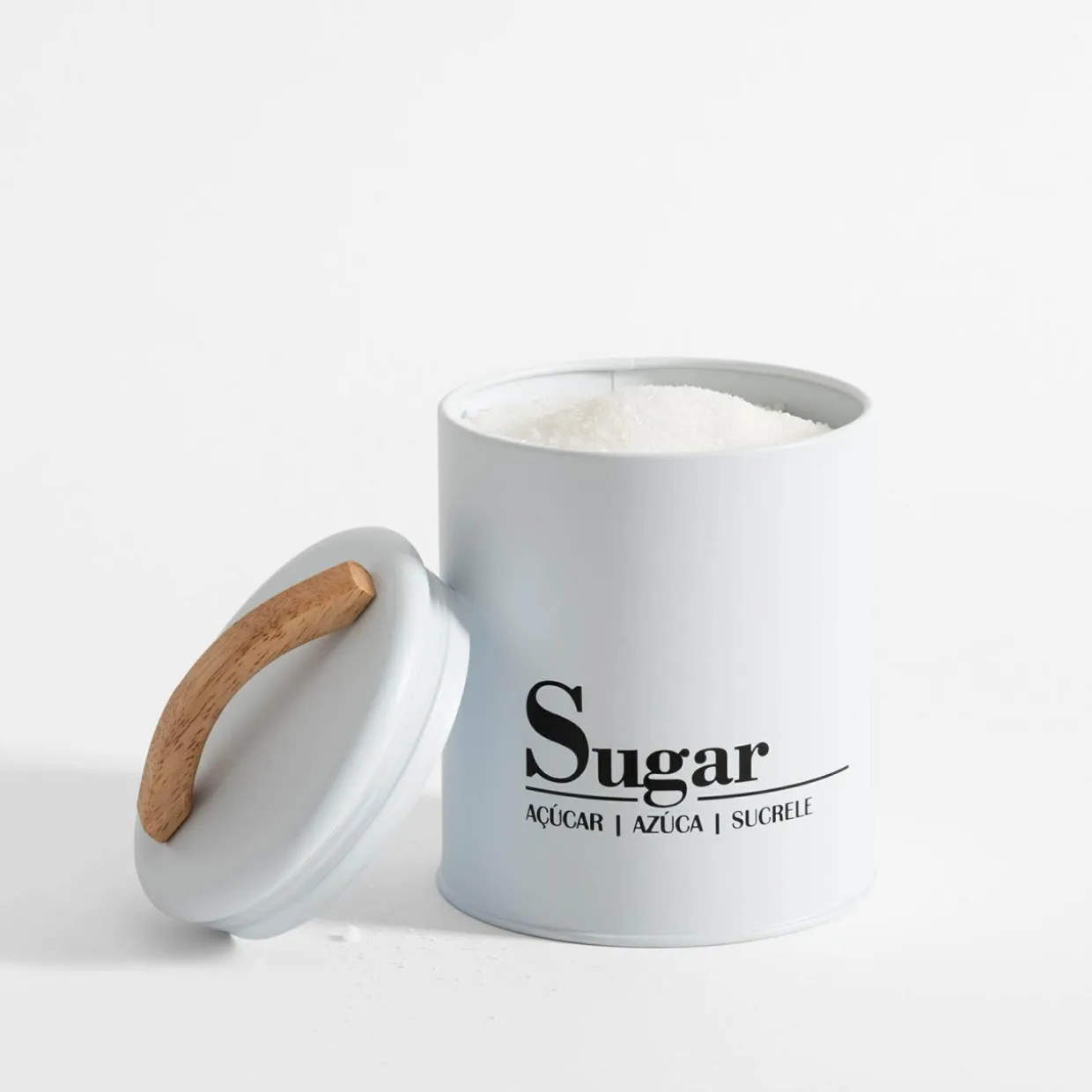 Pojemnik kuchenny biały SUGAR 16 cm