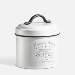 Pojemnik kuchenny biały SUGAR 13 cm