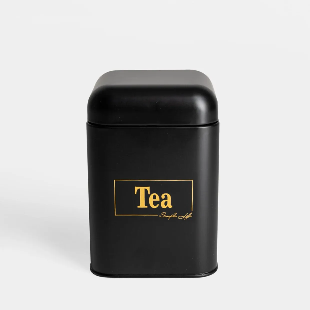 Pojemnik kuchenny czarny TEA 19 cm