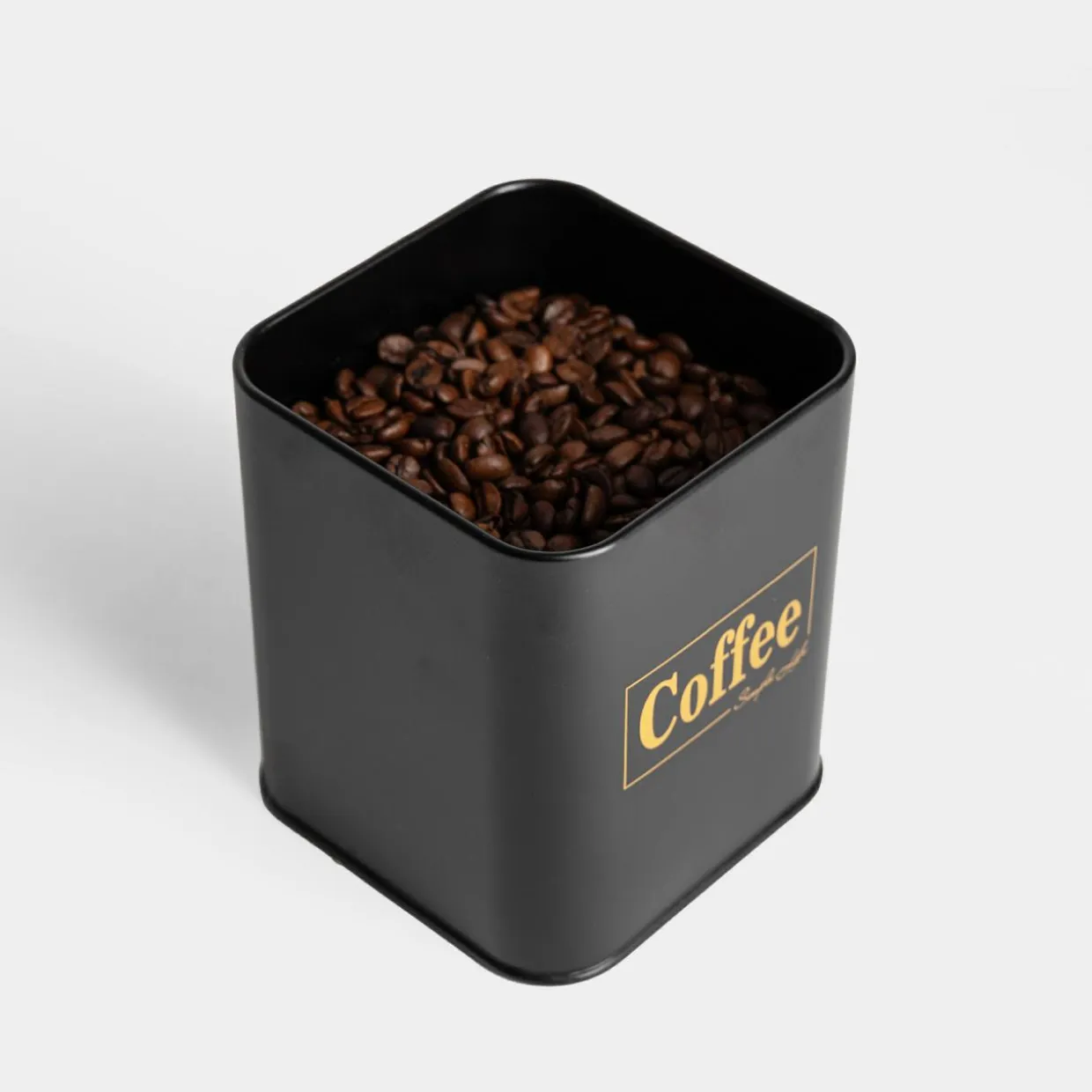 Pojemnik kuchenny czarny COFFEE 19 cm