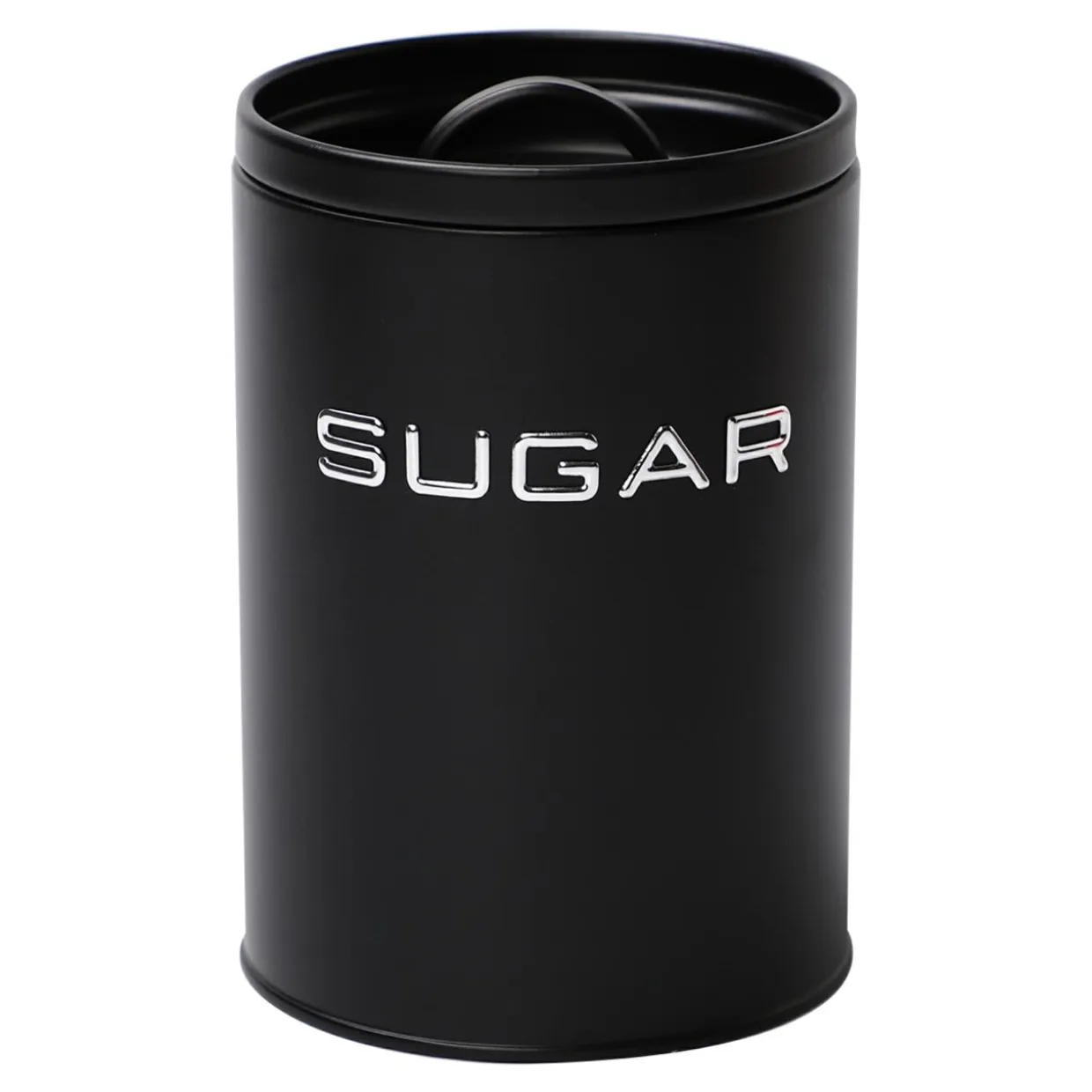 Pojemnik kuchenny na cukier czarny SUGAR