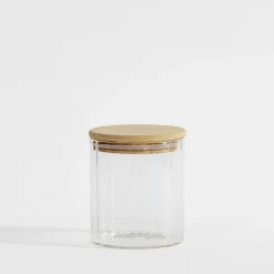 Pojemnik kuchenny z bambusową pokrywką 490 ml