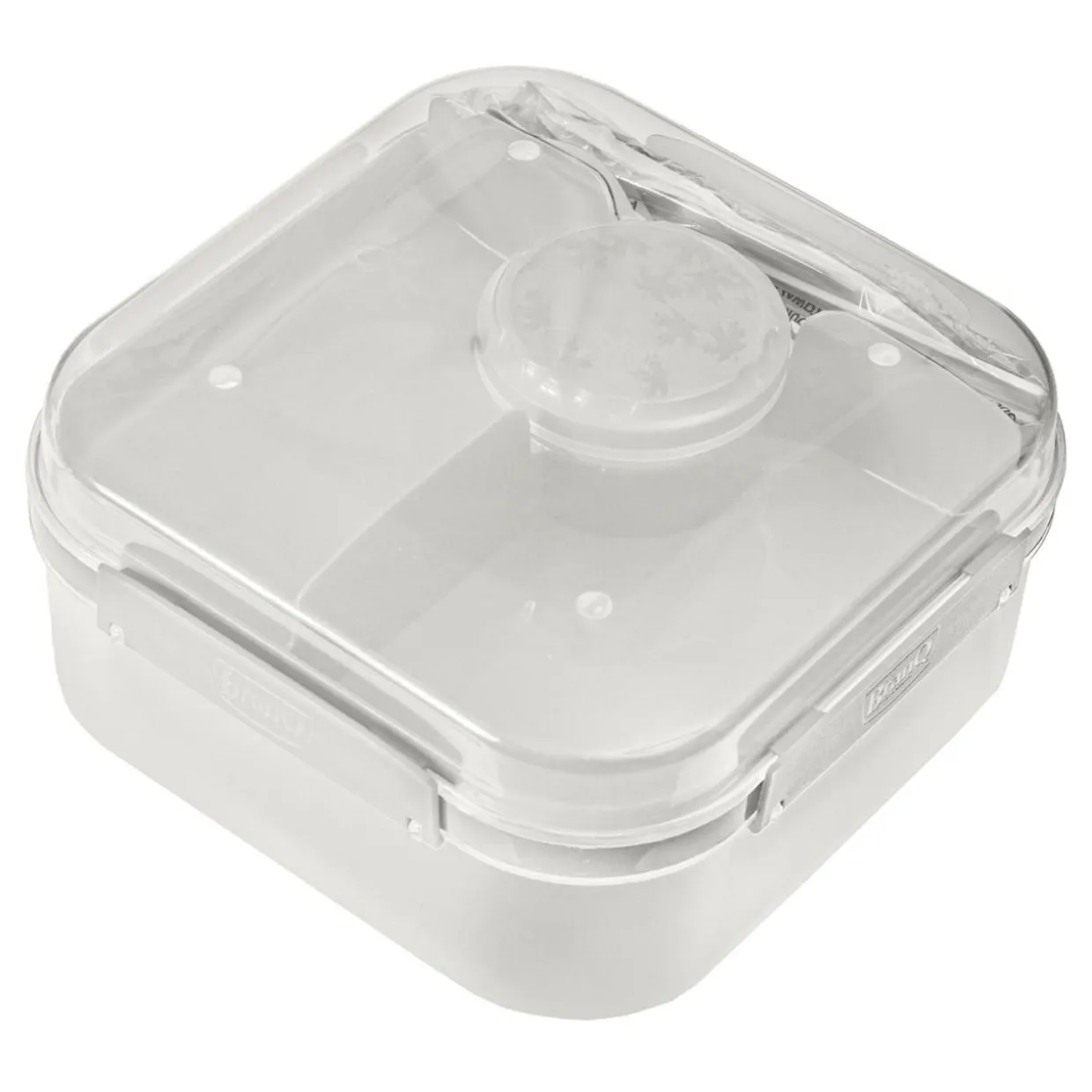Pojemnik lunchbox z przegródkami biały LIDO 1,6l