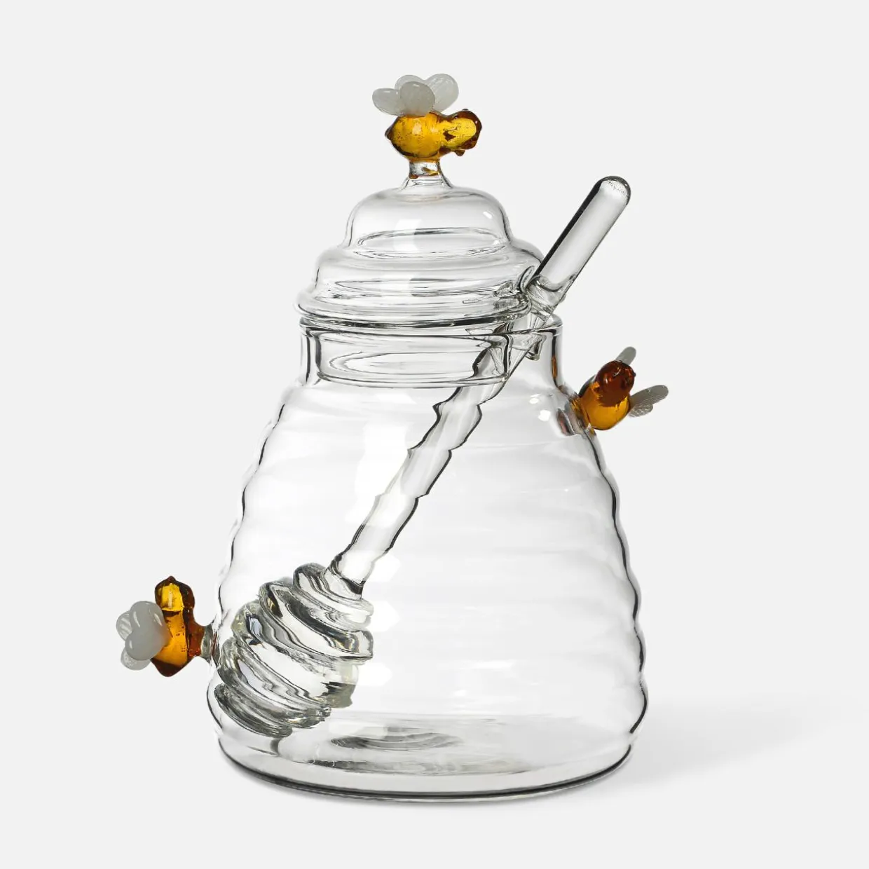 Pojemnik na miód z figurkami pszczół BEE 440 ml