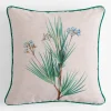 Poszewka ciemnozielona WILDFLOWER 45x45 cm