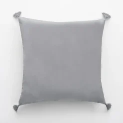 Poszewka dekoracyjna jasnoszara JEWEL 45x45 cm