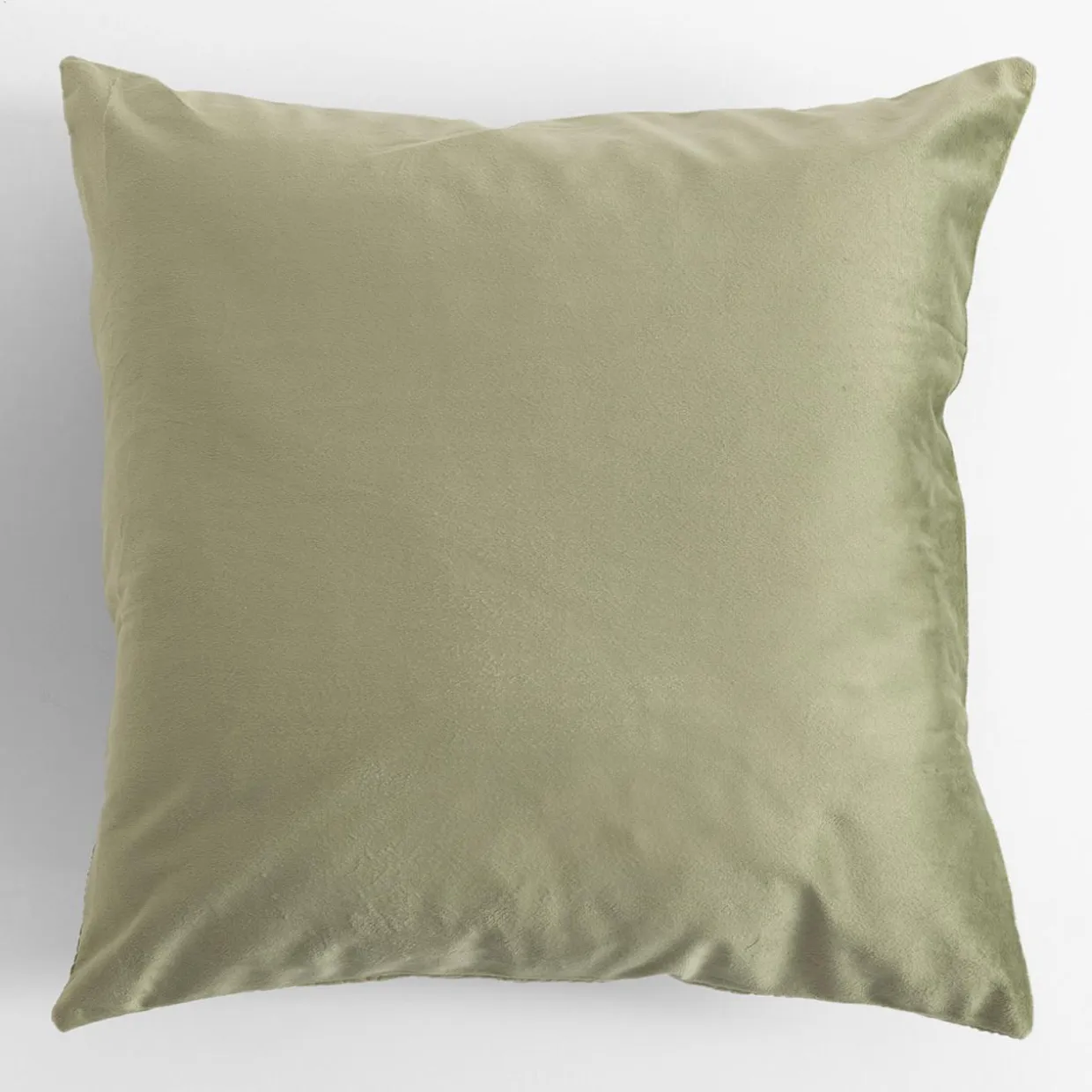 Poszewka dekoracyjna w złote liście zielona ESTHER 45x45 cm