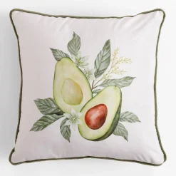 Poszewka ozdobna w awokado FRUITS 40x40 cm