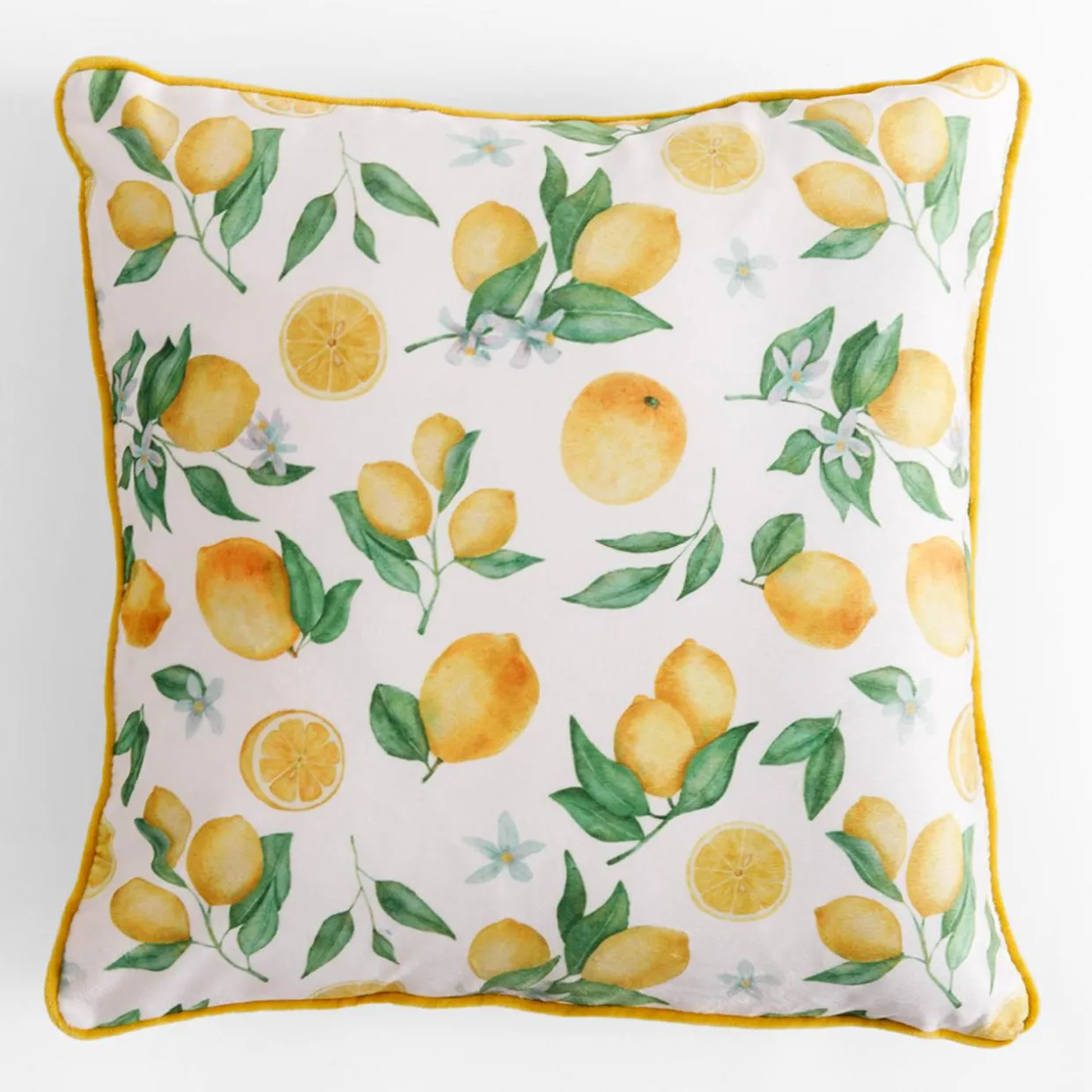 Poszewka ozdobna w cytryny FRUITS 40x40 cm