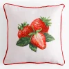 Poszewka ozdobna w truskawki FRUITS 40x40 cm