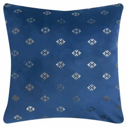 Poszewka w stylu glamour niebieska SUSA 45x45 cm