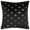 Poszewka w stylu glamour czarna SUSA 45x45 cm