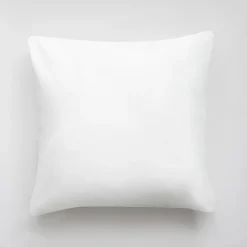Poszewka w tropikalne palmy biała FEZA 45x45 cm