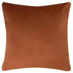 Poszewka welurowa brązowa SIENNA 45x45 cm