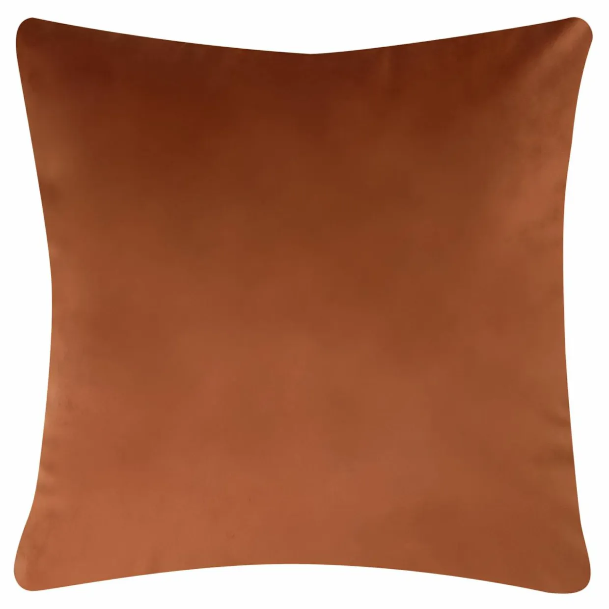 Poszewka welurowa brązowa SIENNA 45x45 cm