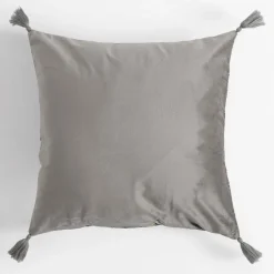 Poszewka welurowa szara CASSIA 45x45 cm