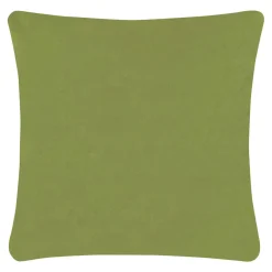 Poszewka welurowa z haftem zielona ANISE 45x45 cm
