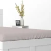 Prześcieradło bawełniane z gumką róż PURE 160x200 cm