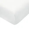 Prześcieradło JERSEY z gumką białe 70x140 cm