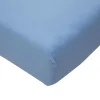 Prześcieradło JERSEY z gumką niebieskie 60x120 cm
