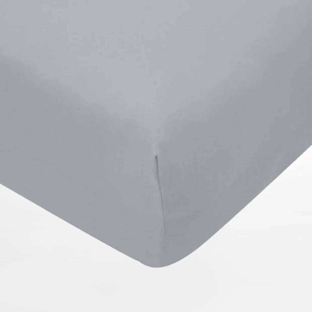 Prześcieradło szare JERSEY z gumką 70x140 cm