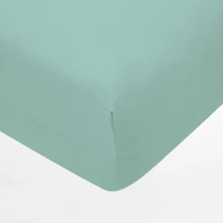 Prześcieradło turkusowe JERSEY z gumką 180x200 cm