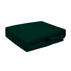 Prześcieradło z gumką butelkowa zieleń FROTTE 220x200 cm