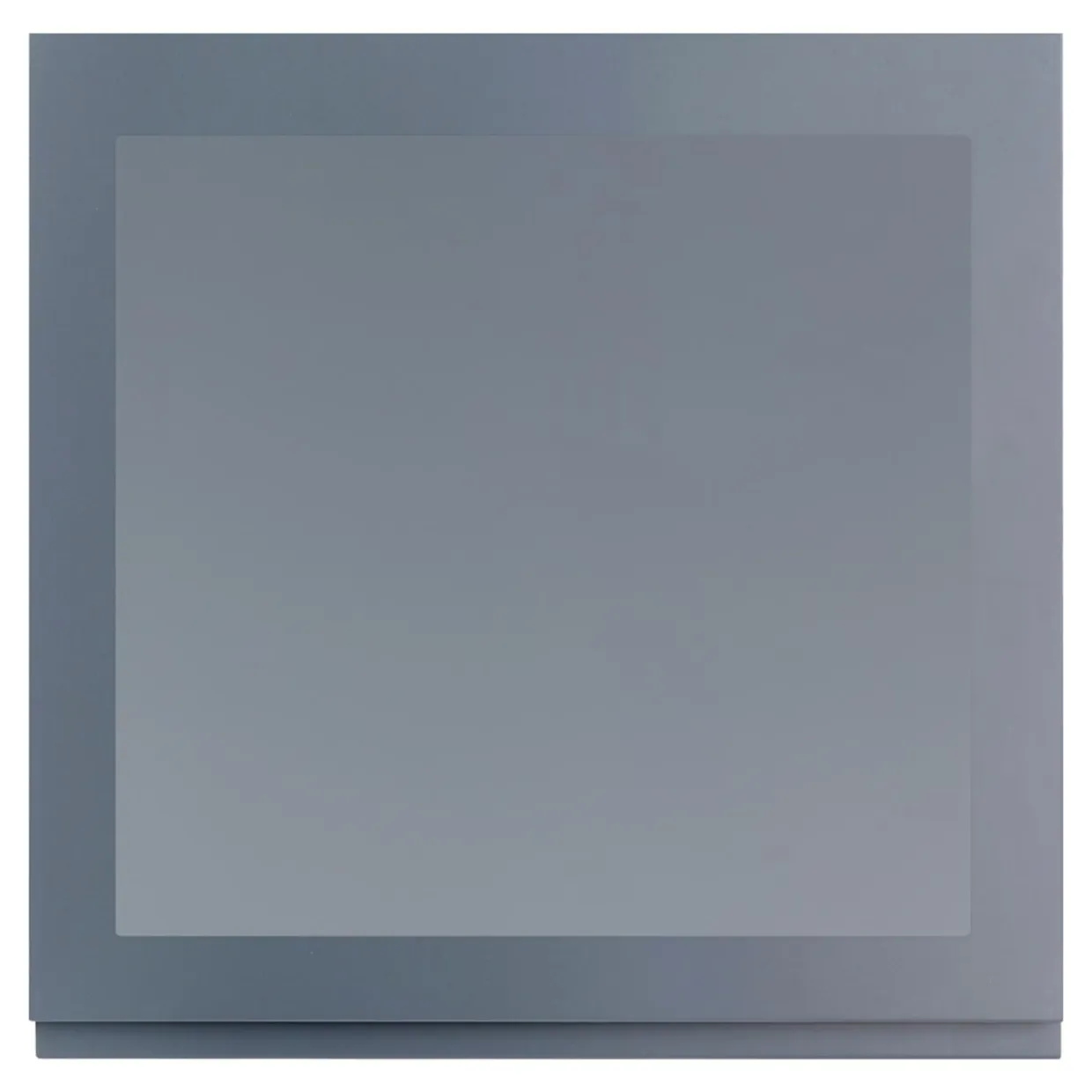 Przeszklony front drzwi PIANO PLUS 60x59,6 szary stalowy mat
