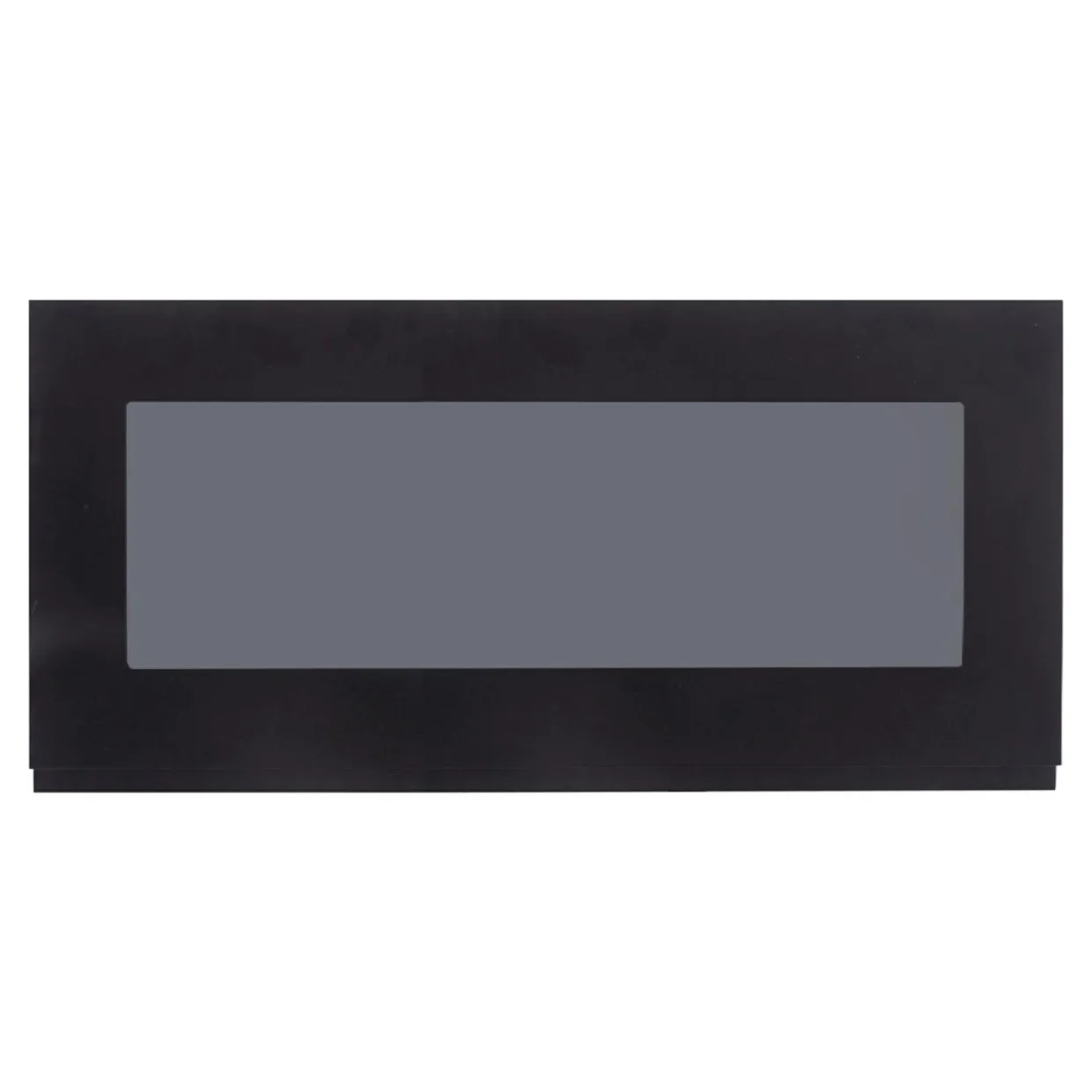Przeszklony front drzwi PIANO PLUS 80x38,1 czarny mat
