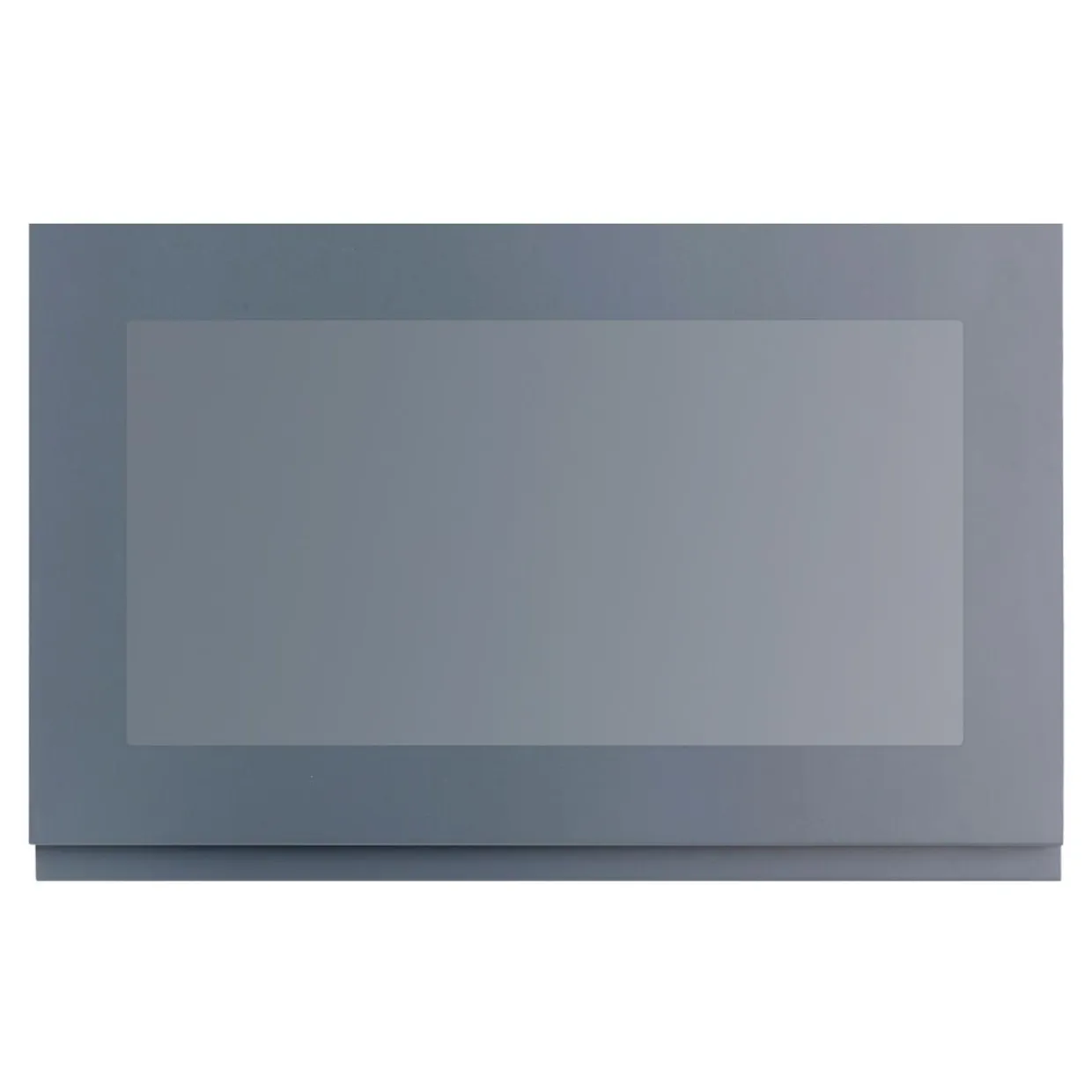 Przeszklony front drzwi PIANO PLUS 60x38,1 szary stalowy mat