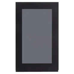 Przeszklony front drzwi PIANO PLUS 60x98 czarny mat