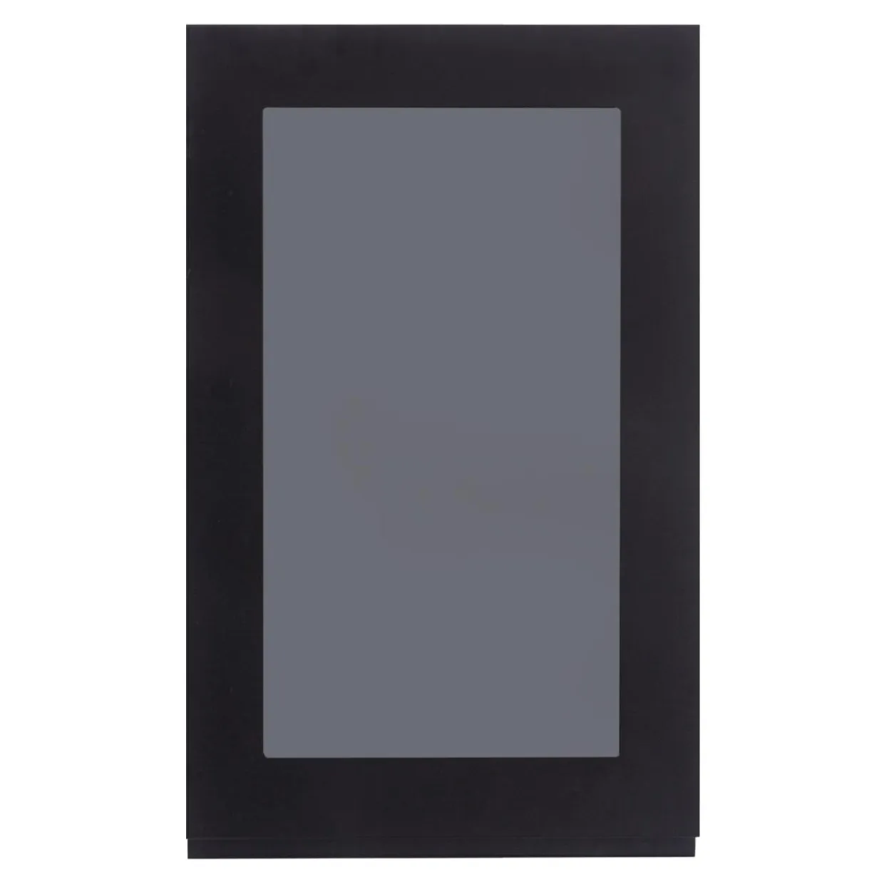 Przeszklony front drzwi PIANO PLUS 60x98 czarny mat