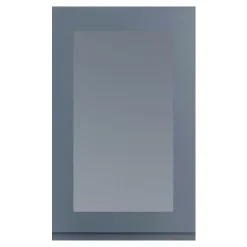Przeszklony front drzwi PIANO PLUS 60x98 szary stalowy mat