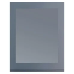 Przeszklony front drzwi PIANO PLUS 60x76,5 szary stalowy mat