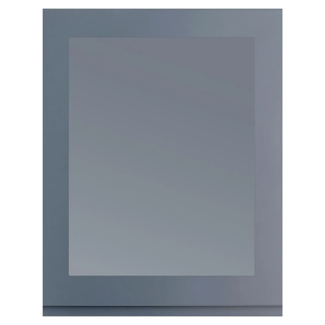 Przeszklony front drzwi PIANO PLUS 60x76,5 szary stalowy mat