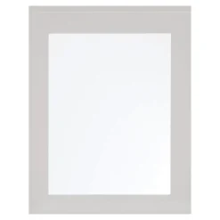 Przeszklony front PIANTA 60x76,5 szary, wysoki połysk