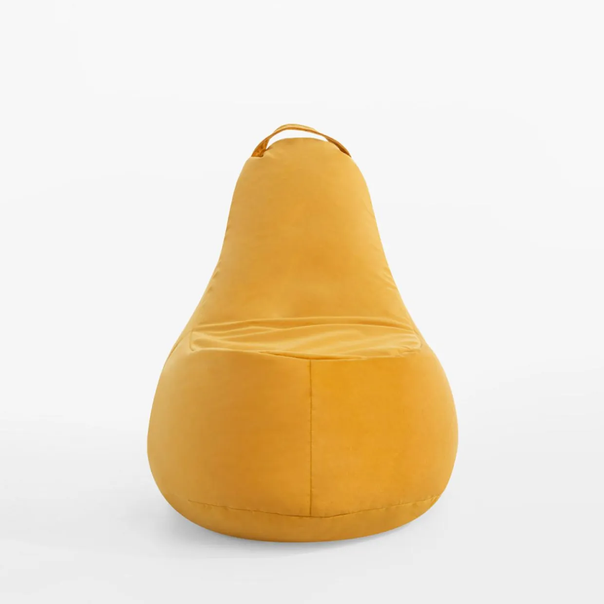 Puf welurowy żółty GOLDEN DREAM MINI