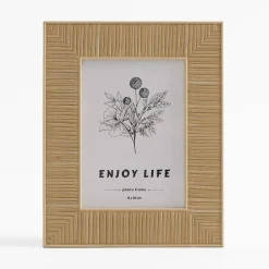 Ramka boho na zdjęcie 13x18 cm brązowa