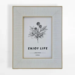 Ramka boho na zdjęcie 13x18 cm biała