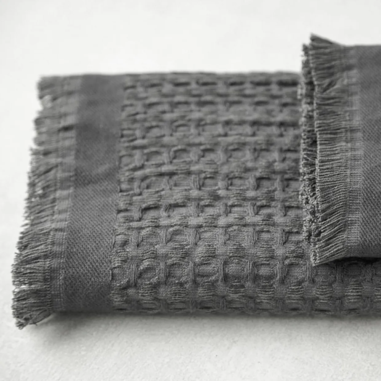 Ręcznik bambusowy antracytowy SOFT WAFEL BAMBOO SPA 80x160 cm