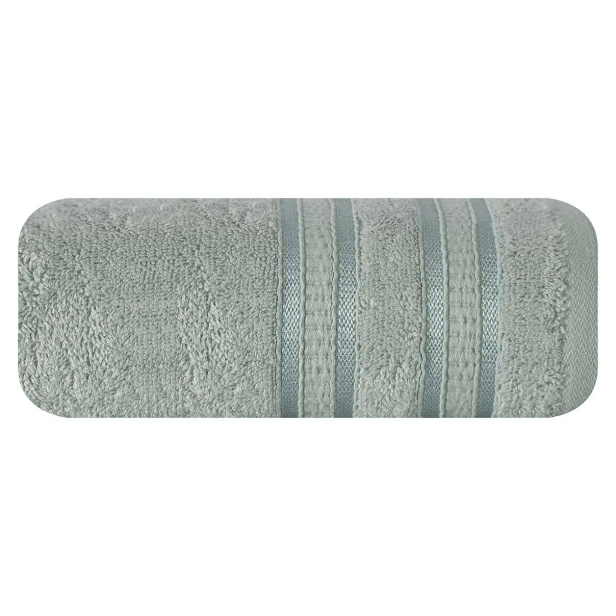 Ręcznik bambusowy srebrny MILA 50x90 cm
