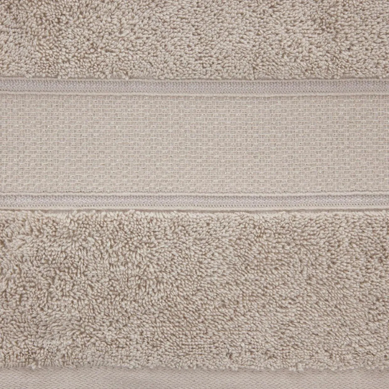 Ręcznik bawełniany do kąpieli beżowy LIANA 70x140 cm